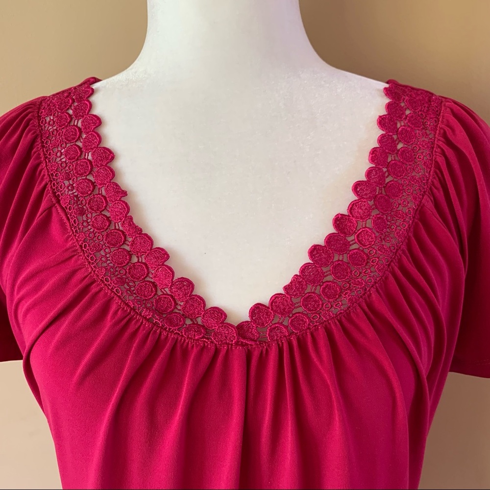 East 5th Medium Pink Shirt Top - Picture 2 of 3